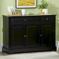 Modern Kitchen Buffet Cabinet with 2 Drawers and Adjustable Shelves