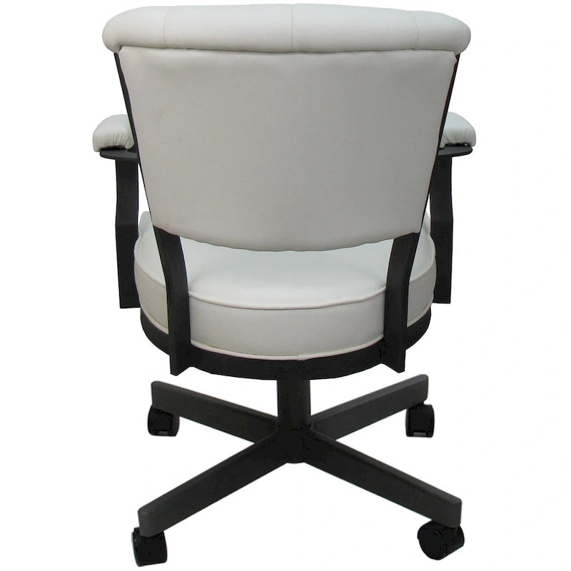 Swivel Metal Caster Chair on Reading Base - 18" High Seat