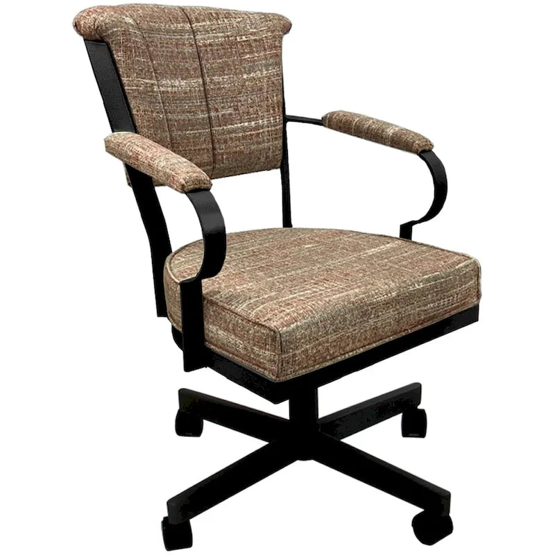 Swivel Metal Caster Chair on Reading Base - 18" High Seat