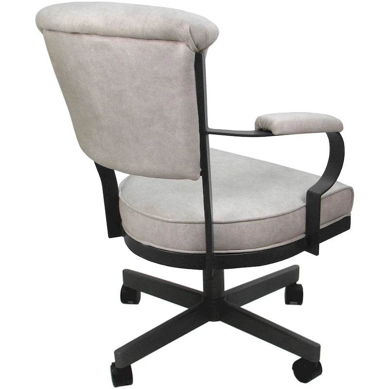 Swivel Metal Caster Chair on Reading Base - 18" High Seat