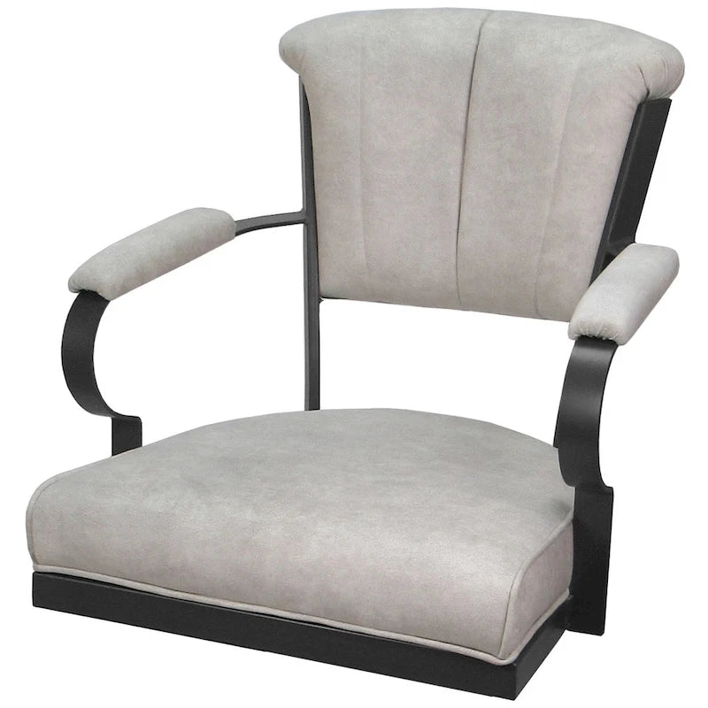 Swivel Metal Caster Chair on Reading Base - 18" High Seat