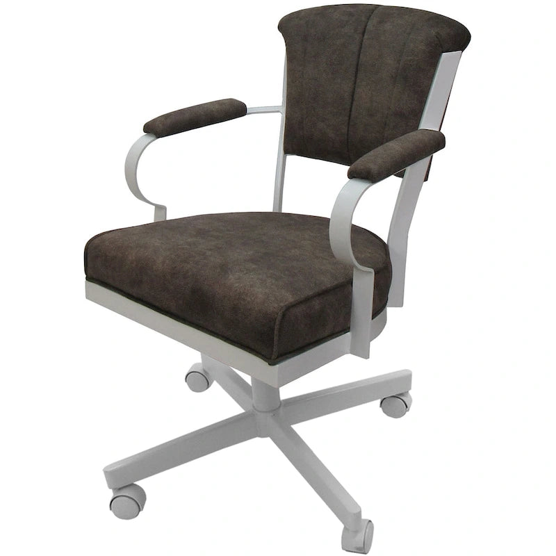 Swivel Metal Caster Chair on Reading Base - 18" High Seat