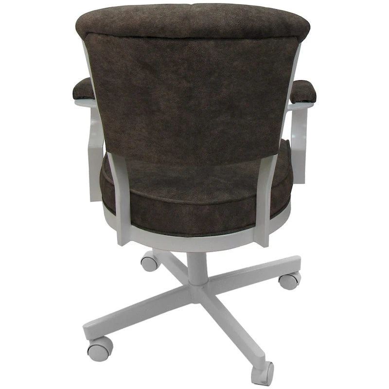 Swivel Metal Caster Chair on Reading Base - 18" High Seat