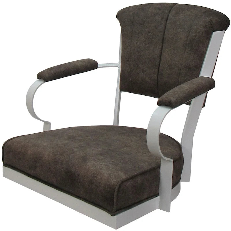 Swivel Metal Caster Chair on Reading Base - 18" High Seat