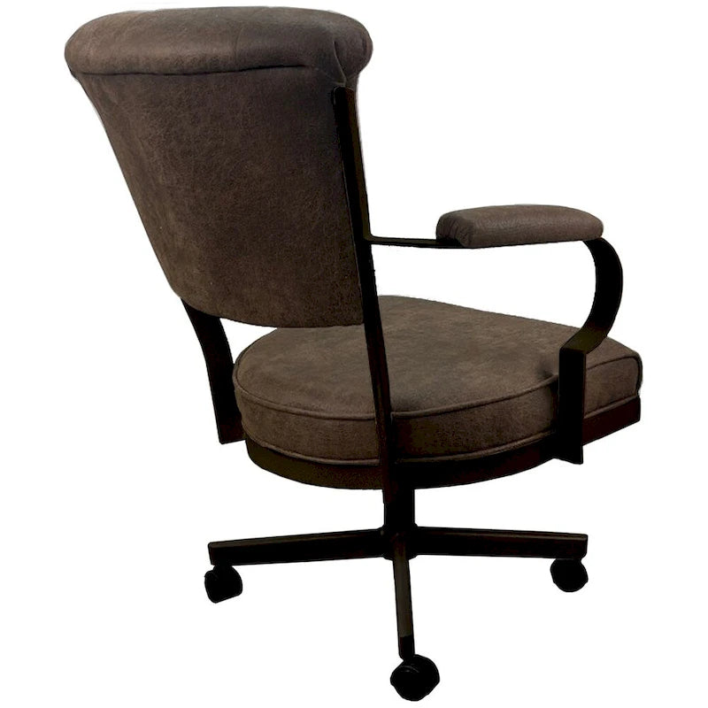 Swivel Metal Caster Chair on Reading Base - 18" High Seat