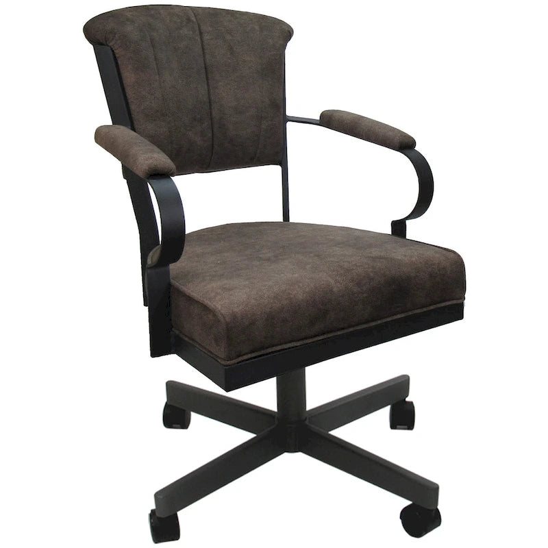 Swivel Metal Caster Chair on Reading Base - 18" High Seat