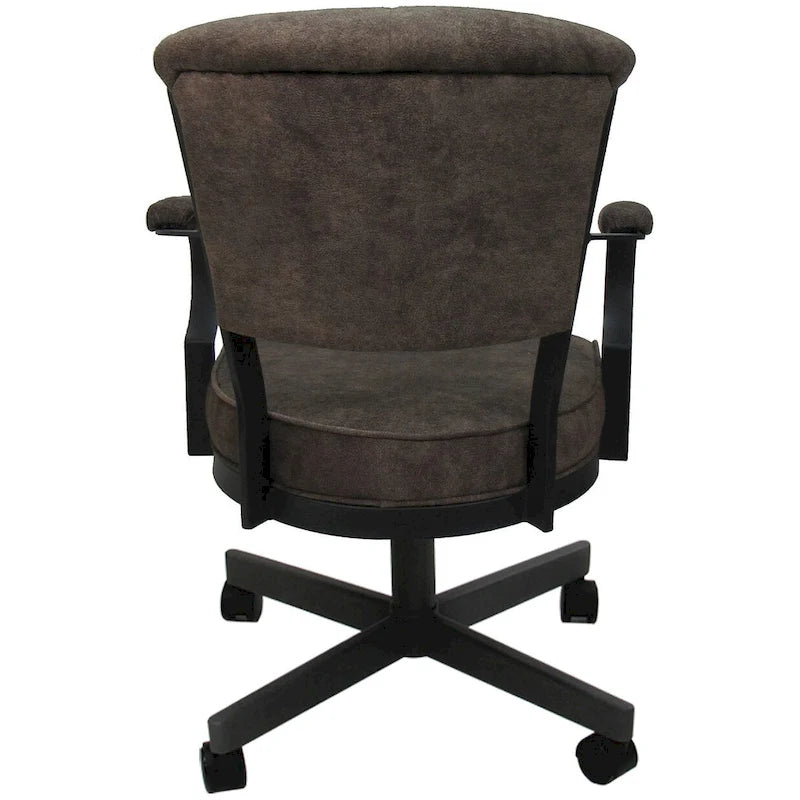 Swivel Metal Caster Chair on Reading Base - 18" High Seat