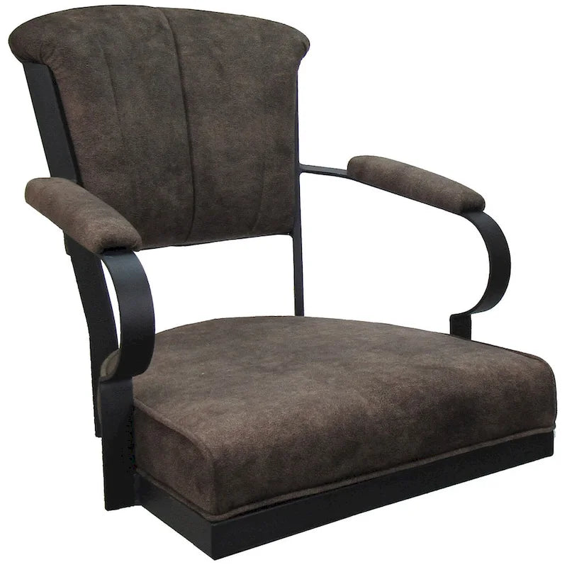 Swivel Metal Caster Chair on Reading Base - 18" High Seat