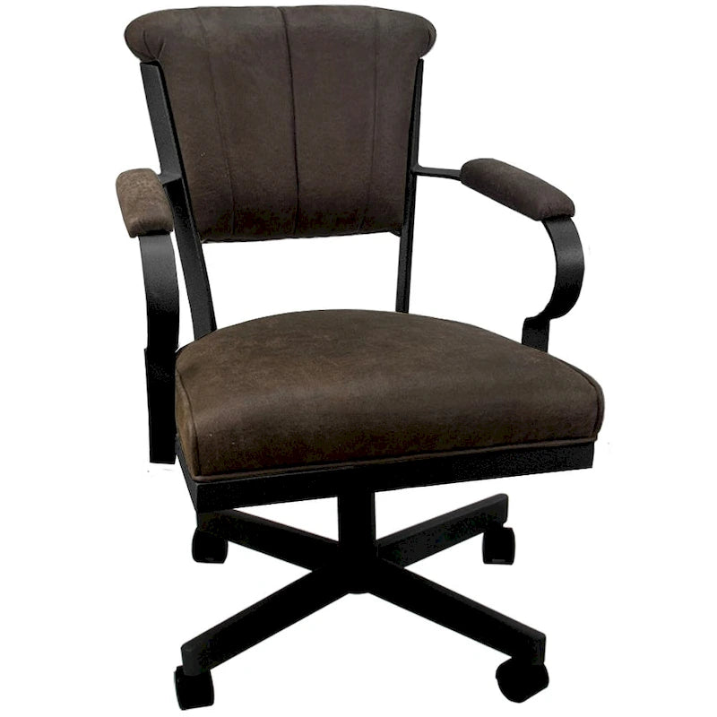 Swivel Metal Caster Chair on Reading Base - 18" High Seat