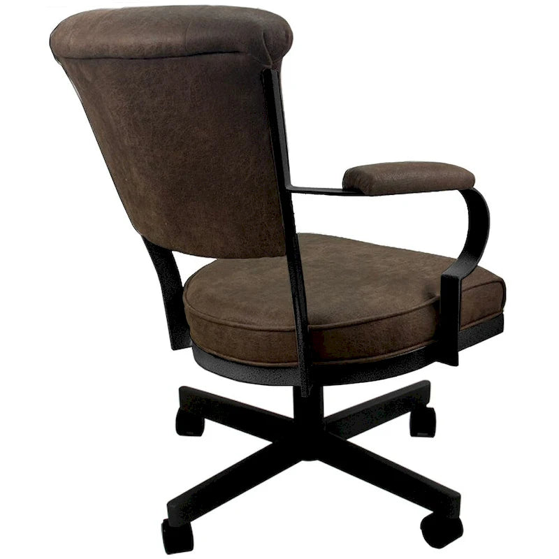 Swivel Metal Caster Chair on Reading Base - 18" High Seat