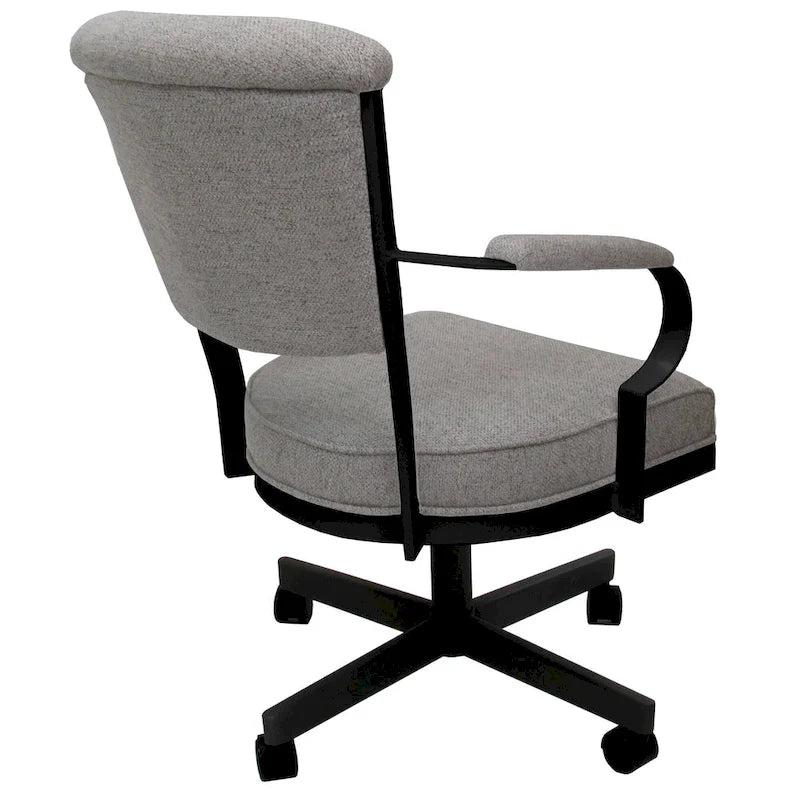 Swivel Metal Caster Chair on Reading Base - 18" High Seat