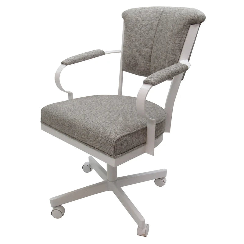 Swivel Metal Caster Chair on Reading Base - 18" High Seat