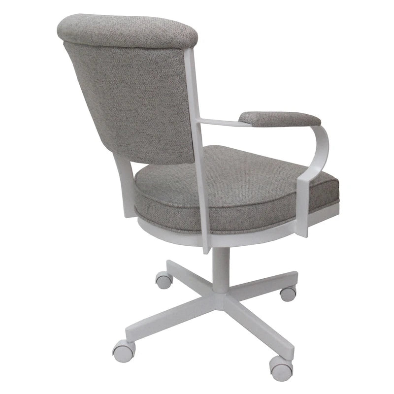 Swivel Metal Caster Chair on Reading Base - 18" High Seat
