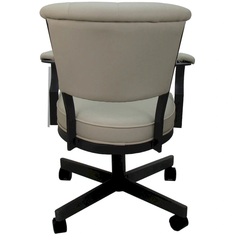 Swivel Metal Caster Chair on Reading Base - 18" High Seat