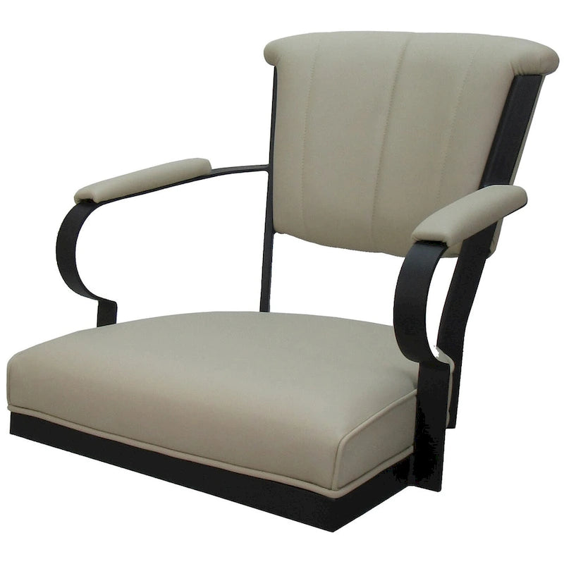 Swivel Metal Caster Chair on Reading Base - 18" High Seat