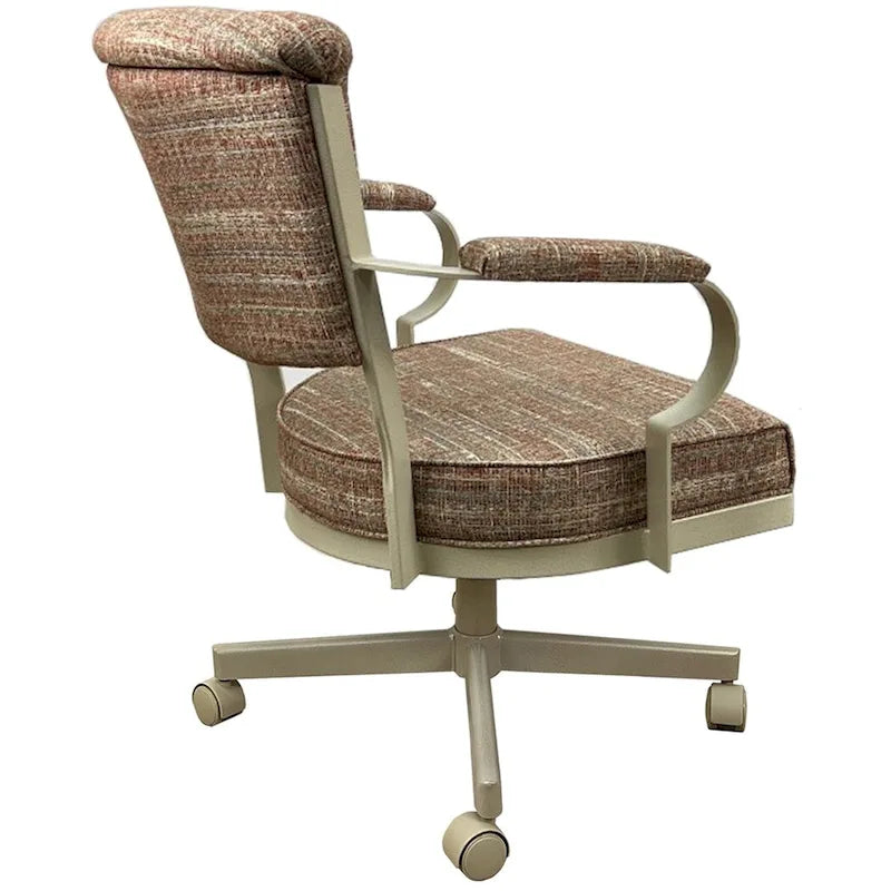 Swivel Metal Caster Chair on Reading Base - 18" High Seat