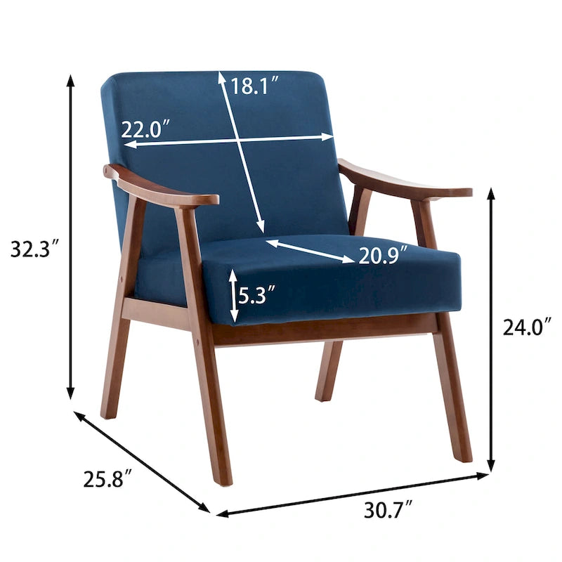 Mid-Century Modern Chair, Living Room Chair