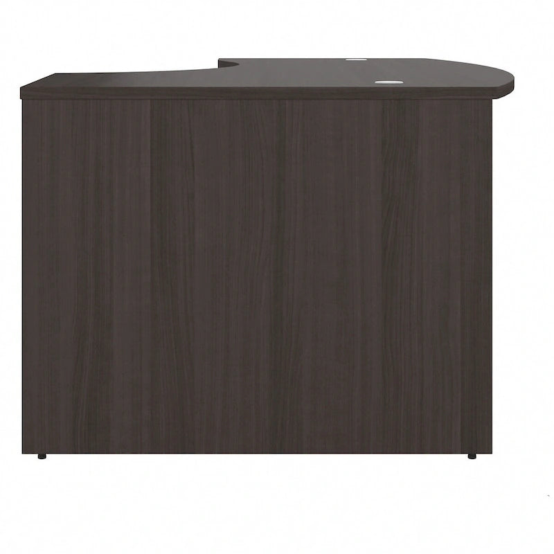 60W Right Handed L-Bow Corner Desk Shell with Cable Management