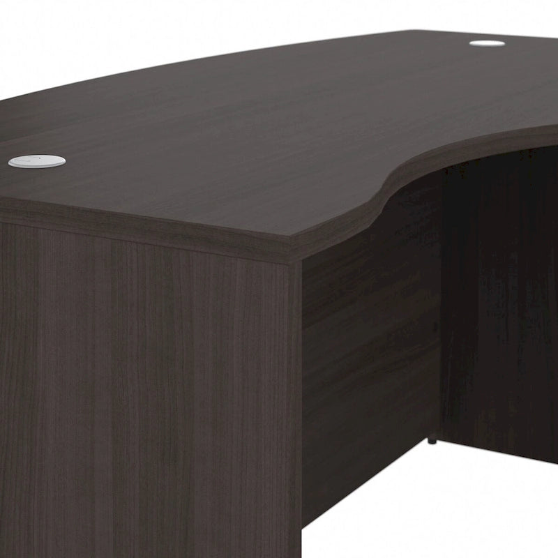 60W Right Handed L-Bow Corner Desk Shell with Cable Management