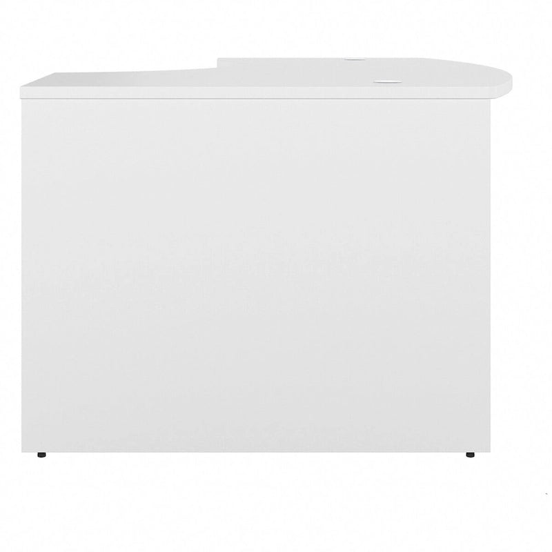 60W Right Handed L-Bow Corner Desk Shell with Cable Management