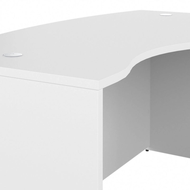 60W Right Handed L-Bow Corner Desk Shell with Cable Management