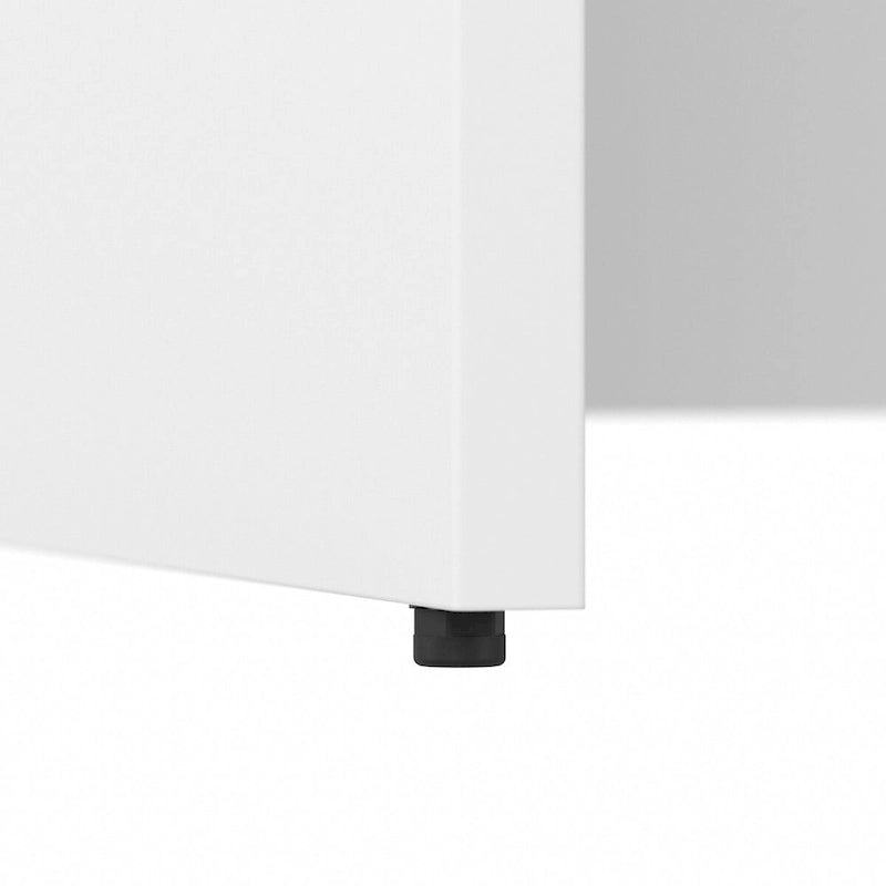60W Right Handed L-Bow Corner Desk Shell with Cable Management